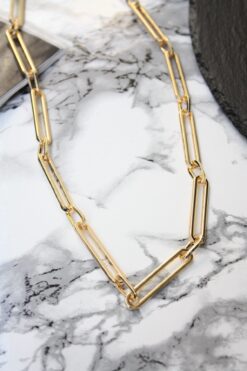 Toptan Kalın Zincir uzun dikdörtgen Kısa Kolye 5 05e797a48a004884ae8fd2f72294af5a