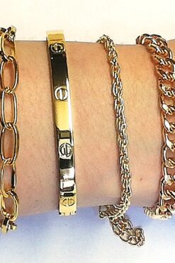 Grossiste Bracelet Combiné Plaqué Or