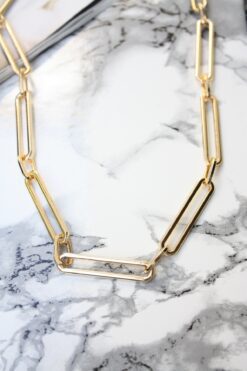 Toptan Kalın Zincir uzun dikdörtgen Kısa Kolye 4 25057ec1bbee44a9bd069080ddacd0a4