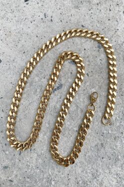 Chaîne en or en gros 6 mm.