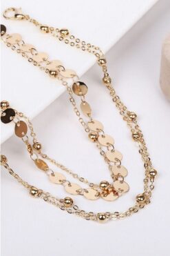 Toptan Beach Minik Pullu Toplu Zincir Halhal 4'lü Gold 8 2e86bb1a366d479da34349eeb7d2331b