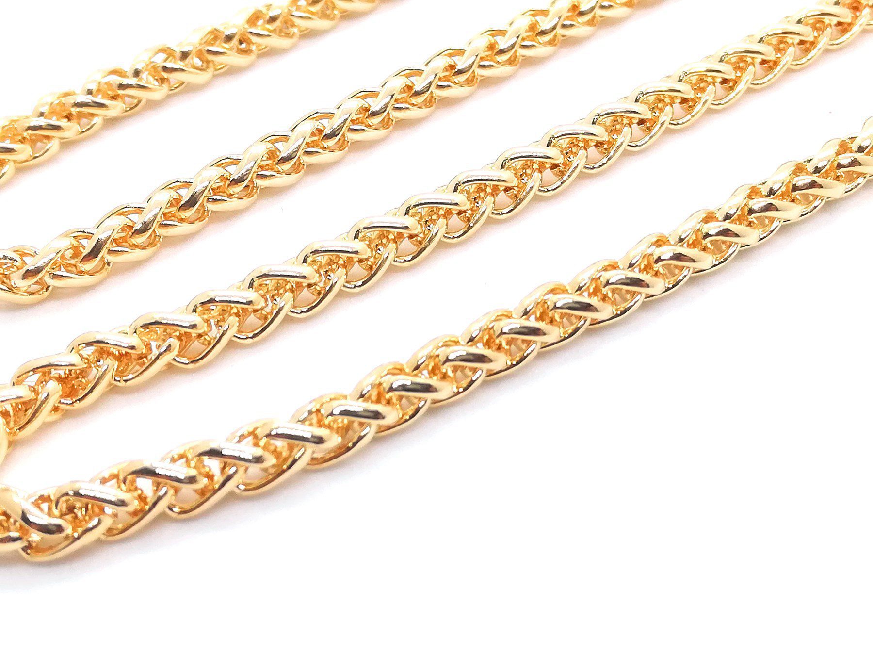 Toptan Angelus lufigo Model Kalın Zincir Kolye Altın Kaplama 1 Collier chaîne épaisse plaqué or Angelus Lufigo en gros