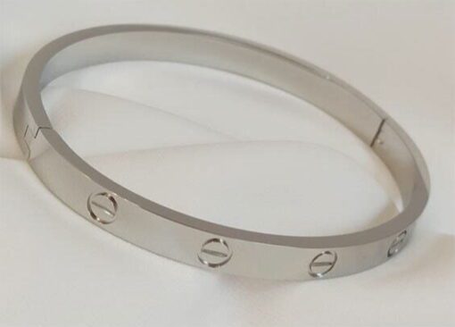 Wholesale Kartier Alloy Clamp Bracelet Argent