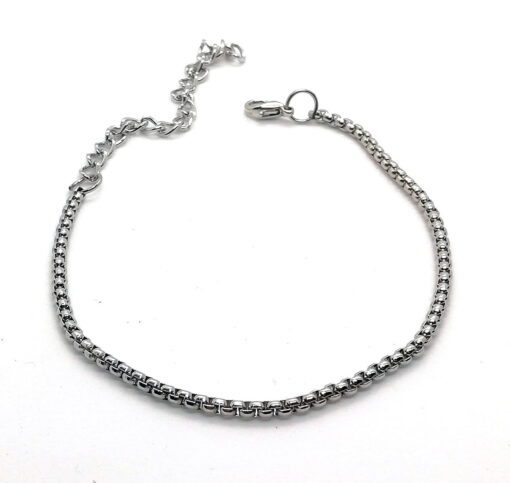 Großhandel Versilbert Albanisch Lift Kette Armband