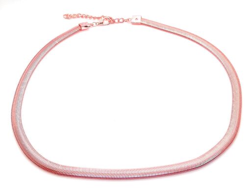Toptan ROSE RENGİ Alaşım İTALYAN ZİNCİR KOLYE
