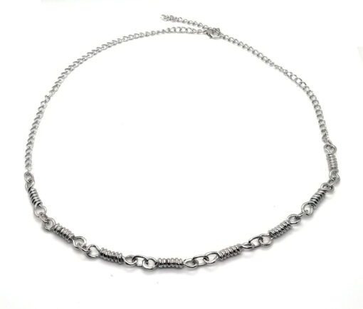 Wholesale Silver Plated Bow Pattern Trend Necklace