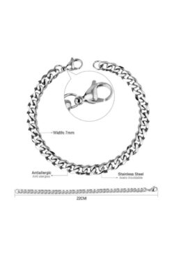 Toptan Riche Rich Bileklik Gümüş Renk 5 cacf18cc840d48228efee34005c5e100