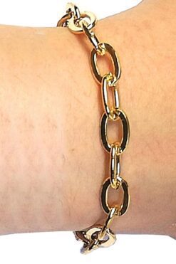 Wholesale Gold Plated Crush Chain Bracelet