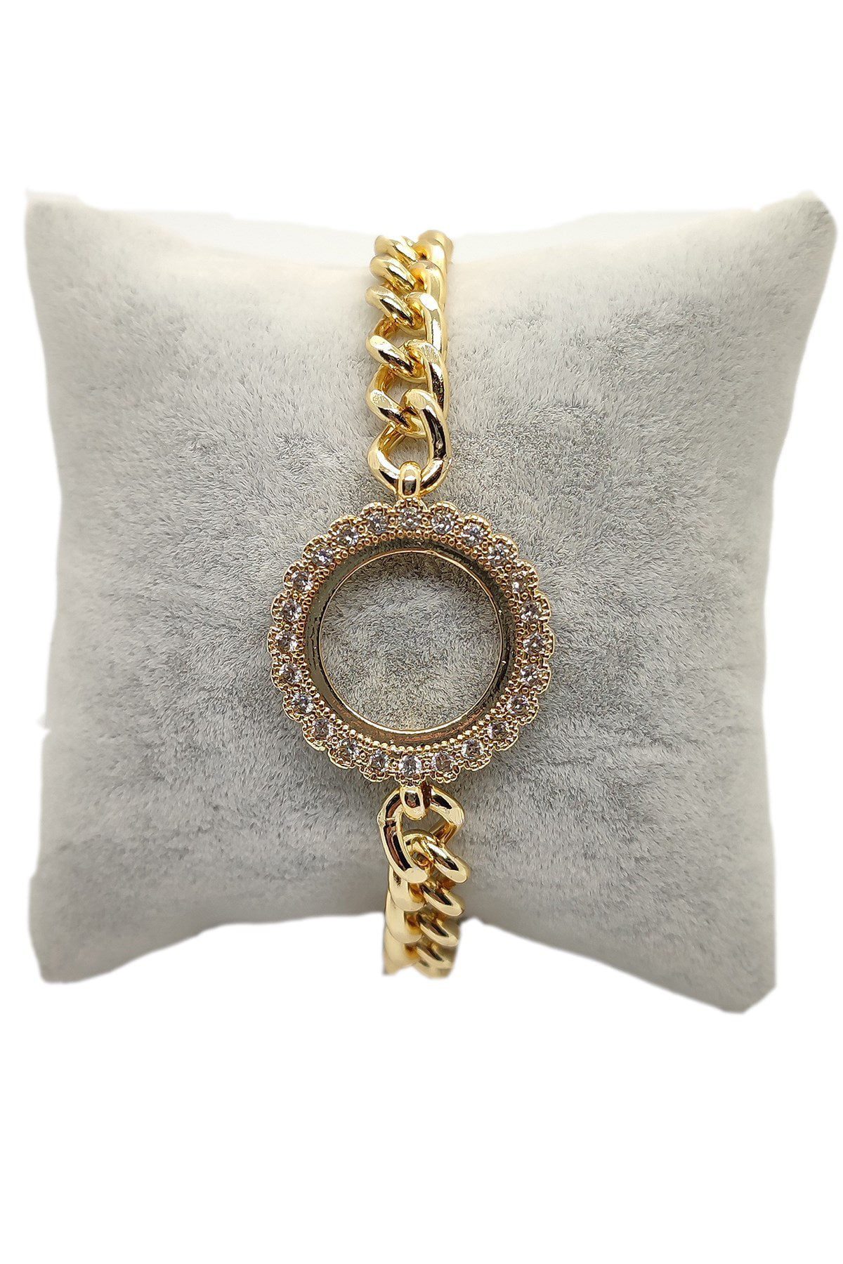 Toptan Altın Renk Zirkon Taşlı Çeyrek Altın Koyulan Bayan Bileklik Çerçeve 525 1 Toptan Altın Renk Zirkon Taşlı Çeyrek Altın Koyulan Bayan Bileklik Çerçeve 525