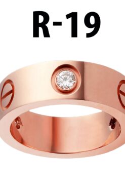 Wholesale Kartier Stone Ring Rose Colour Number 19