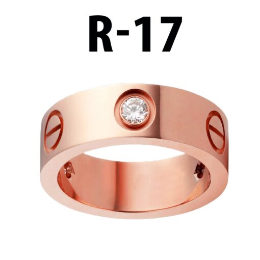 Wholesale Kartier Stone Ring Rose Color Number 17