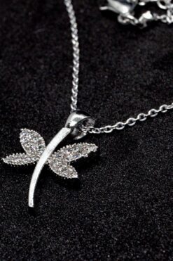 Toptan Gümüş Renk Zirkon Taşlı Yusufcuk Kolye 851 5 19debc619ef84c4b905549a553008d19