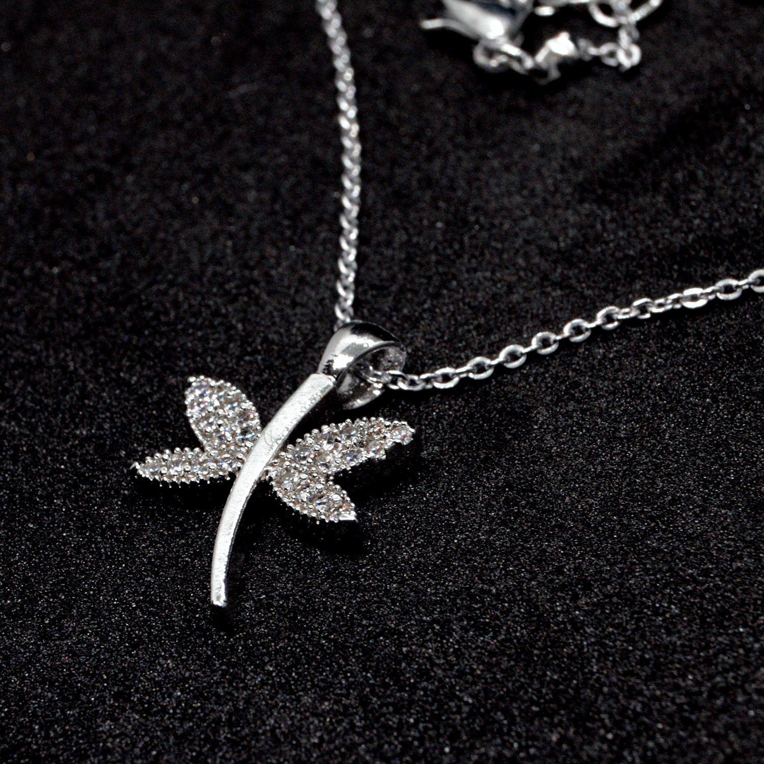 Toptan Gümüş Renk Zirkon Taşlı Yusufcuk Kolye 851 2 Toptan Gümüş Renk Zirkon Taşlı Yusufcuk Kolye  851 — изображение 2