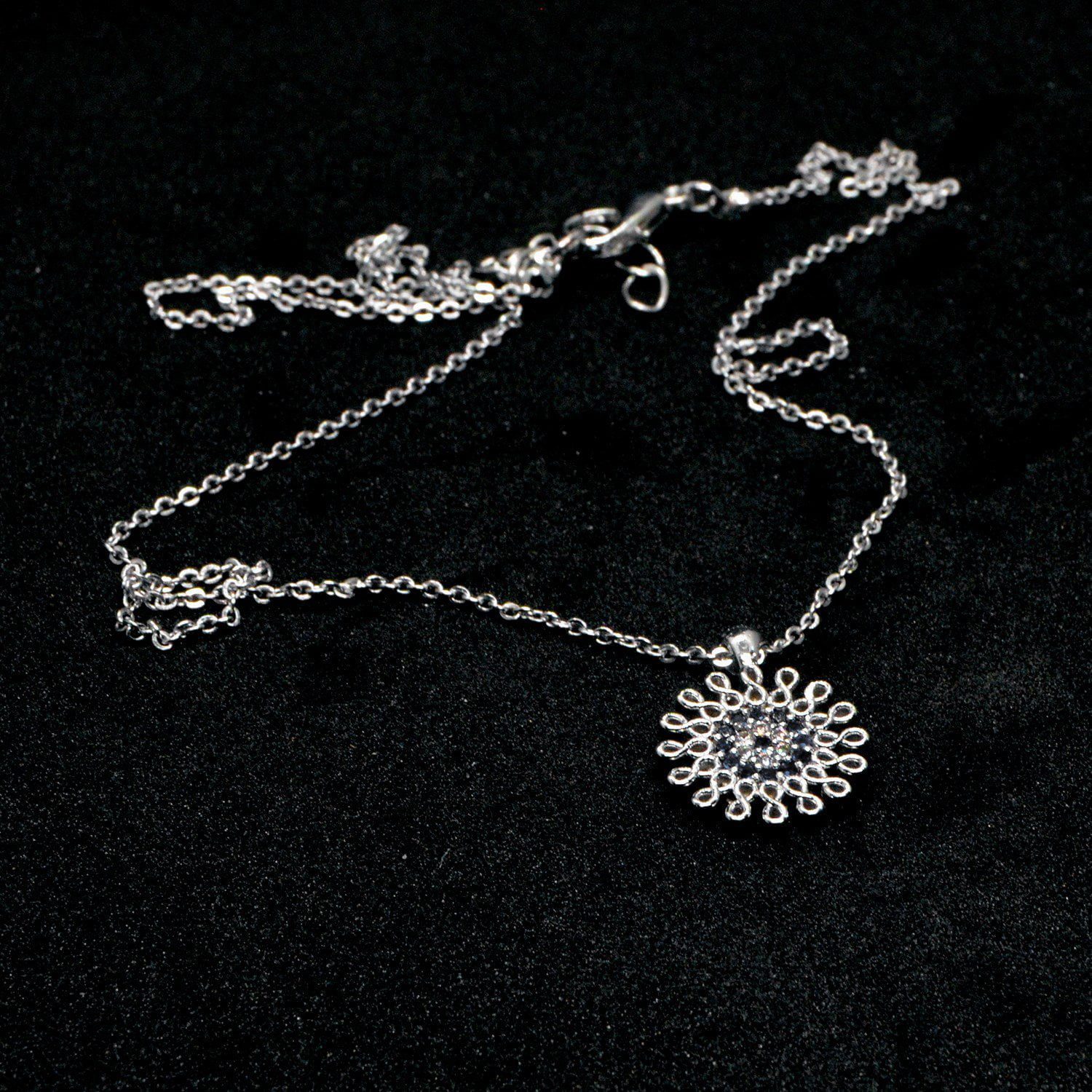 Toptan Gümüş Renk Zirkon Taşlı Yuvarlak Nazar Sonsuzluk Kolye 852 3 Toptan Gümüş Renk Zirkon Taşlı Yuvarlak Nazar Sonsuzluk Kolye 852 — изображение 3