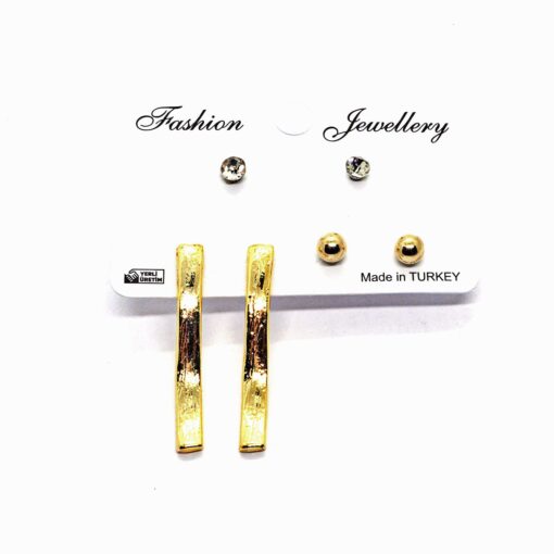 Großhandel Gold Farbe Kombination Ohrring Stange 990