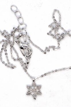 Toptan Gümüş Renk Zirkon Taşlı Ufak Kar Tanesi Beyaz Taşlı Kolye 936 3 e5cd91a8de684c529ca4d7ac73a354df