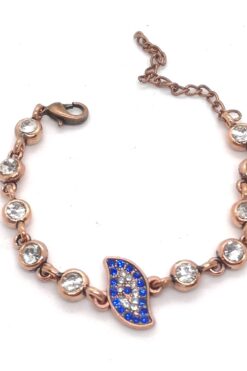 Bracelet œil couleur cuivre antique, vente en gros - 1149