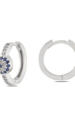 Toptan Gümüş Renk Zirkon Küpe - 1372 3 3c375190910743a5be2e49af942f995c