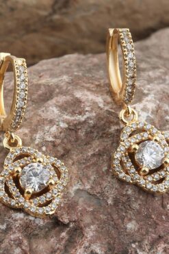 Toptan Altın Renk Menğeç Zirkon Küpe -1240 5 a5b71f87750c4a1e8d790f43894e85e9