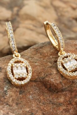 Toptan Altın Renk Mengeç Sallantılı Zirkon Küpe - 1331 5 c01a28e3c5b04e7c8a2408d5ba9ccf52