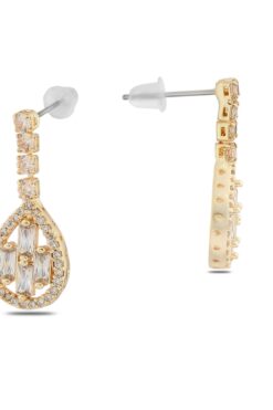 Großhandel Goldfarbene gestreifte Zirkonia-Ohrstecker - 1327 3 d13cbd6cf0184cf19165b76771247d87