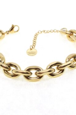 Toptan Altın Renk Somon Model Unisex Çelik Bileklik - 1640 3 0e85f0e844a444089927b1290f516399