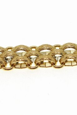 Toptan Altın Renk Birbirine Geçmeli Doc Unisex Çelik Bileklik - 1544 3 4af6879a64ad45b2b02e43a8560adf50