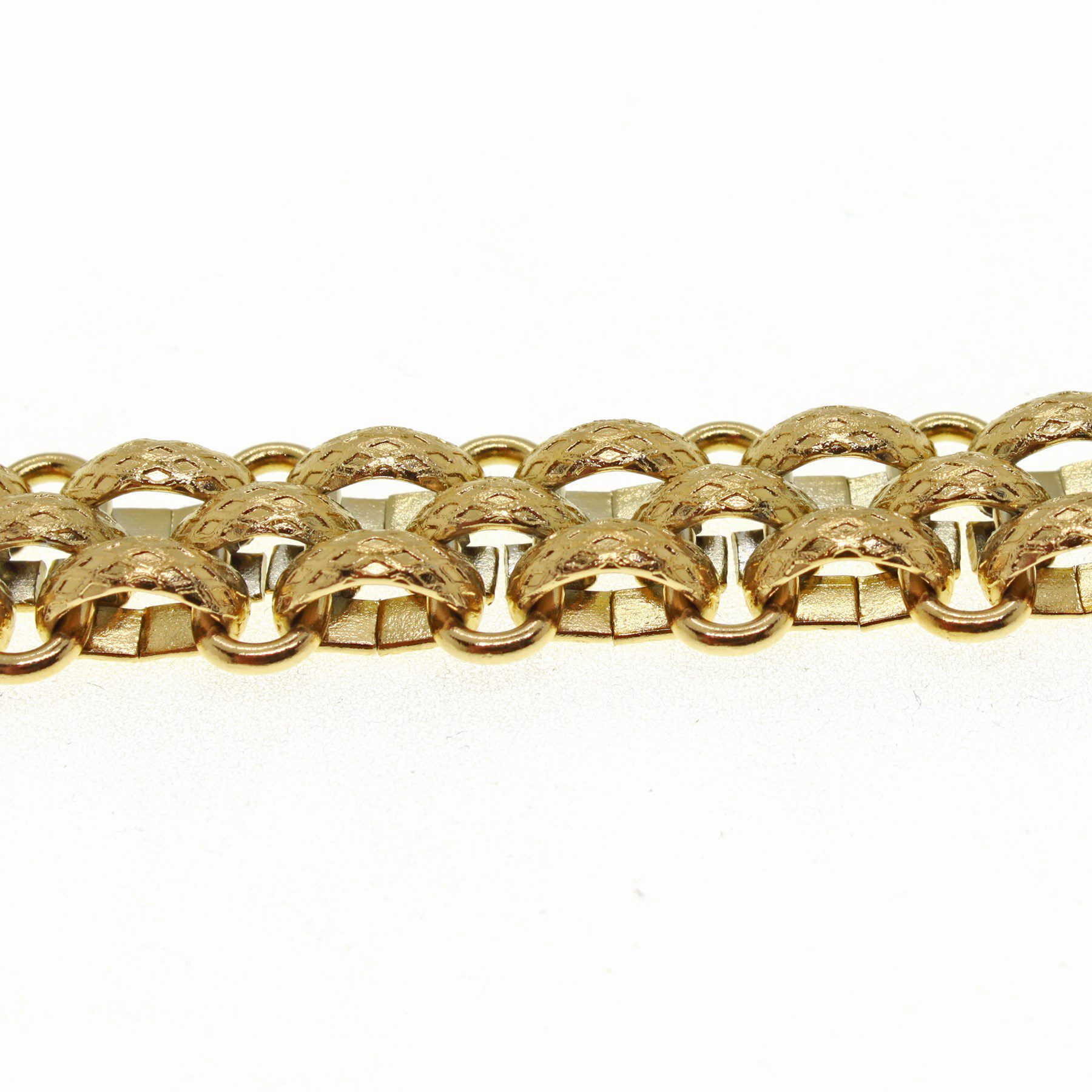 Toptan Altın Renk Birbirine Geçmeli Doc Unisex Çelik Bileklik - 1544 2 Toptan Altın Renk Birbirine  Geçmeli Doc Unisex Çelik Bileklik - 1544 — изображение 2