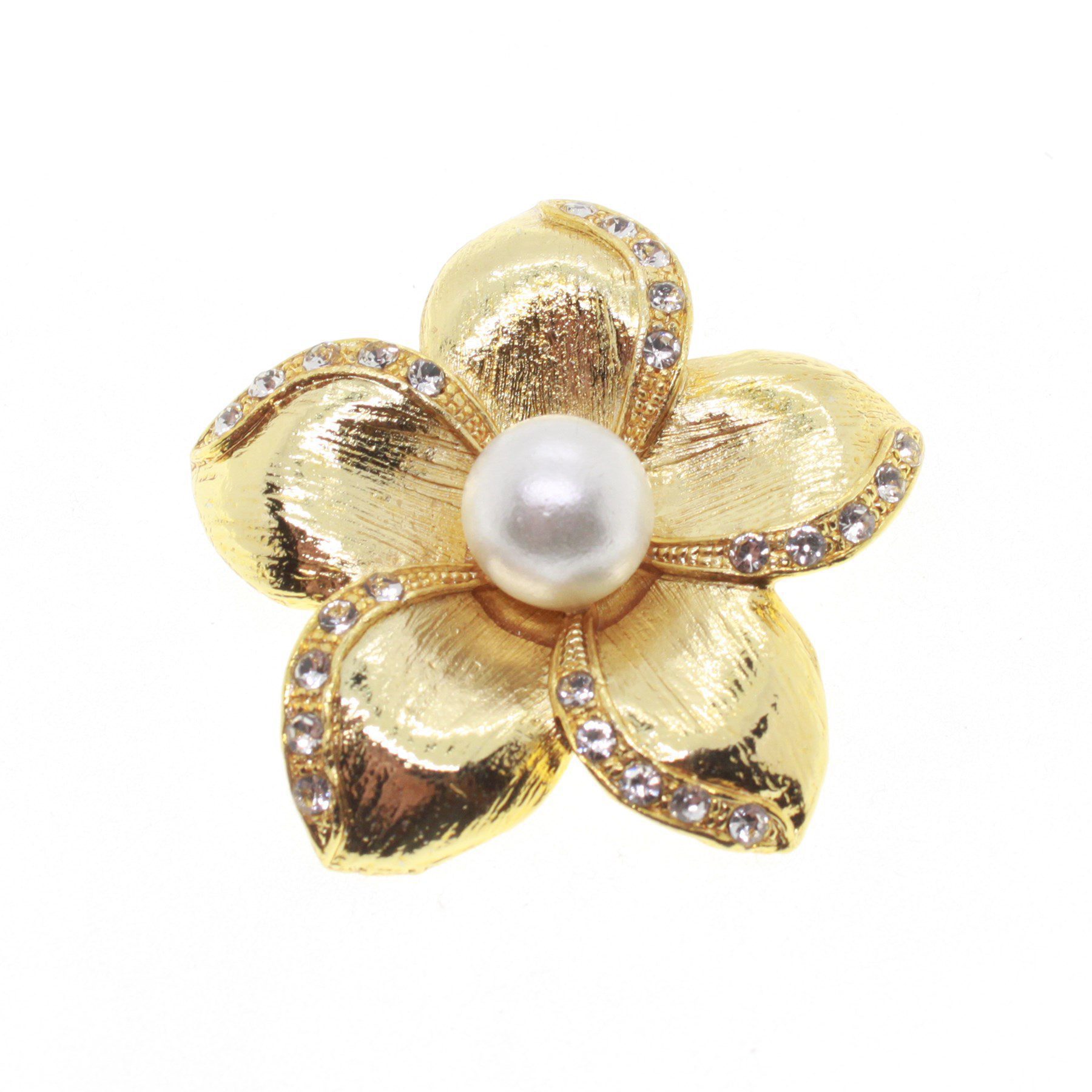 Wholesale Gold Color Pearl Star Model Brooch - 1706 1 Wholesale Gold Color Pearl Star Model Brooch - 1706