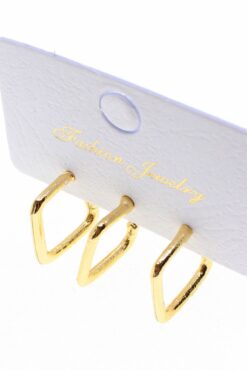 Toptan Altın Renk Üçlü Kombin Küpe - 1843 7 c50bf52f110d48a28f6b3f8098ef2222