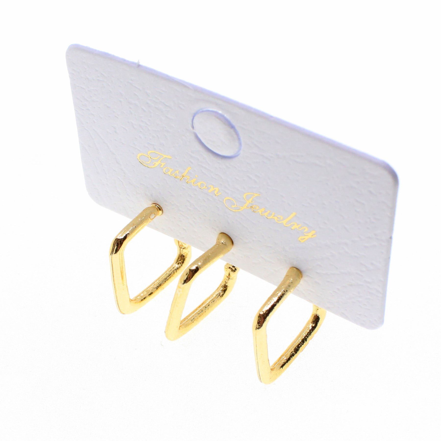 Toptan Altın Renk Üçlü Kombin Küpe - 1843 3 Toptan Altın Renk Üçlü Kombin Küpe - 1843 - Görsel 3