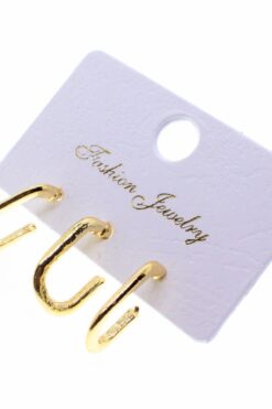 Toptan Altın Renk Üçlü Kombin Küpe - 1845 3 ee54b697b35b4ff38fcb8481e389a6b6