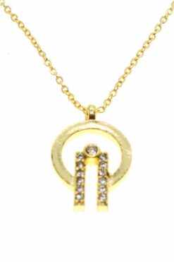 Toptan Altın Renk Zirkon Taşlı Yuvarlak C Model Kolye - 1883 3 b2e04626e617467fa5bf4a1de3006a13