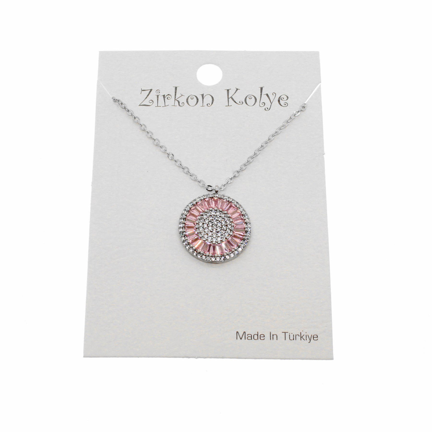 Toptan Gümüş Renk Zirkon Taşlı Yuvarlak Baget Model Zirkon Kolye - 2076 3 Toptan Gümüş Renk Zirkon Taşlı Yuvarlak Baget Model Zirkon Kolye - 2076 — изображение 3