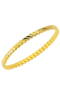 Wholesale 22 Carat Gold Plated One-to-One Adana Twist Bracelet 21 Cm - 2134 10 5db8472d879e4ce68e8aff8fff2f6828