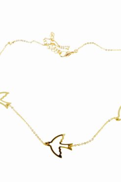 Оптовая продажа золотого цвета тройная модель птицы циркон ожерелье - 2361 3 103ccbdac6af4a24bc13499d74672e89 1