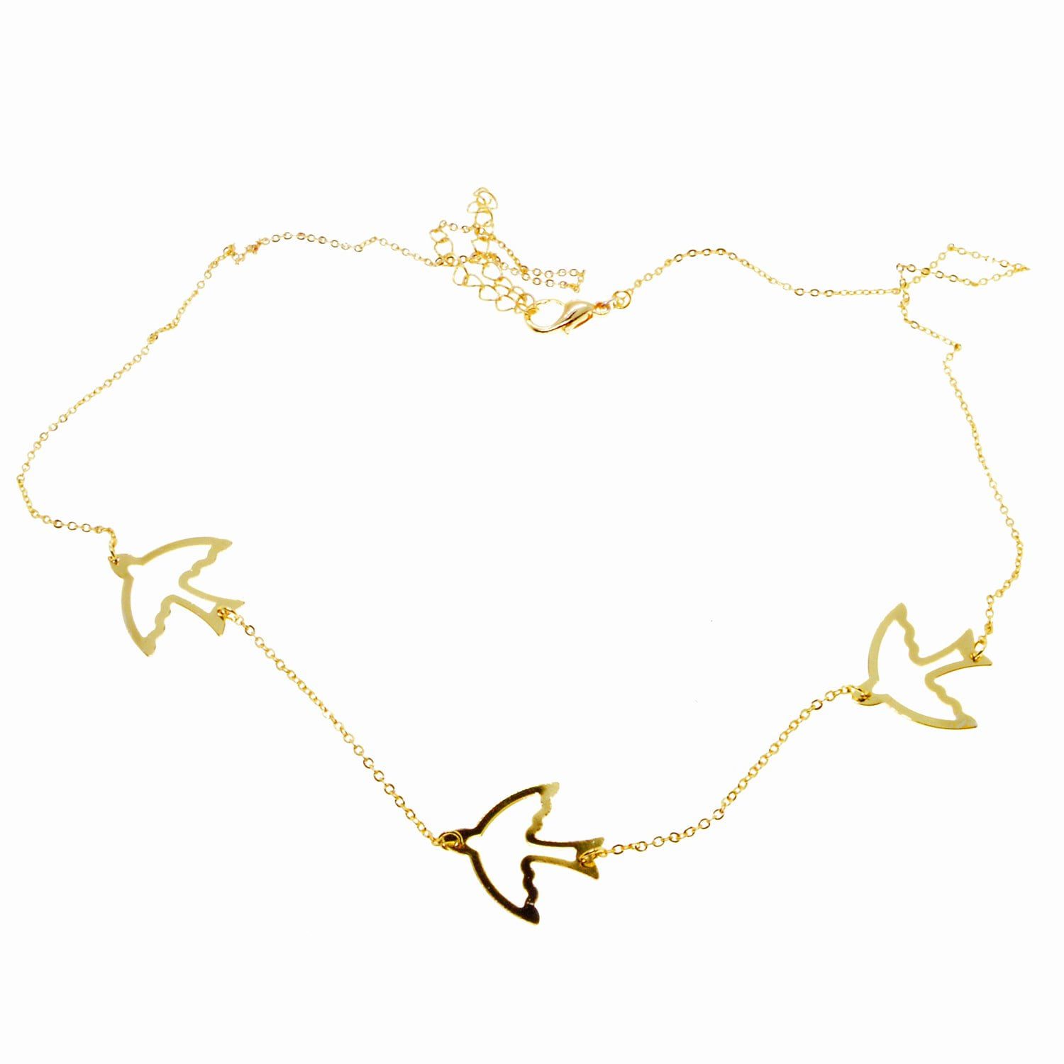 Toptan Altın Renk Üçlü Kuş Model Zirkon Kolye - 2361 2 Toptan Altın Renk Üçlü Kuş Model Zirkon Kolye - 2361 — изображение 2