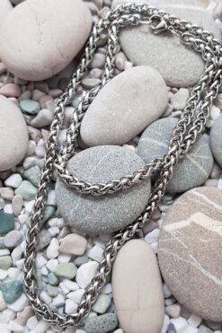 Toptan Gümüş Renk Chavin Angelus Lufigo Unisex Erkek Çelik Zincir Kolye 55 Cm Çelik Kolye - 2673 6 3056a754293d4e9f9aaf813c30785eb7