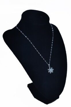 Toptan Gümüş Renk Hareketli Kar Tanesi Çelik Kolye - 2532 5 9963b890c90e4ab5bde5ab28b421c774