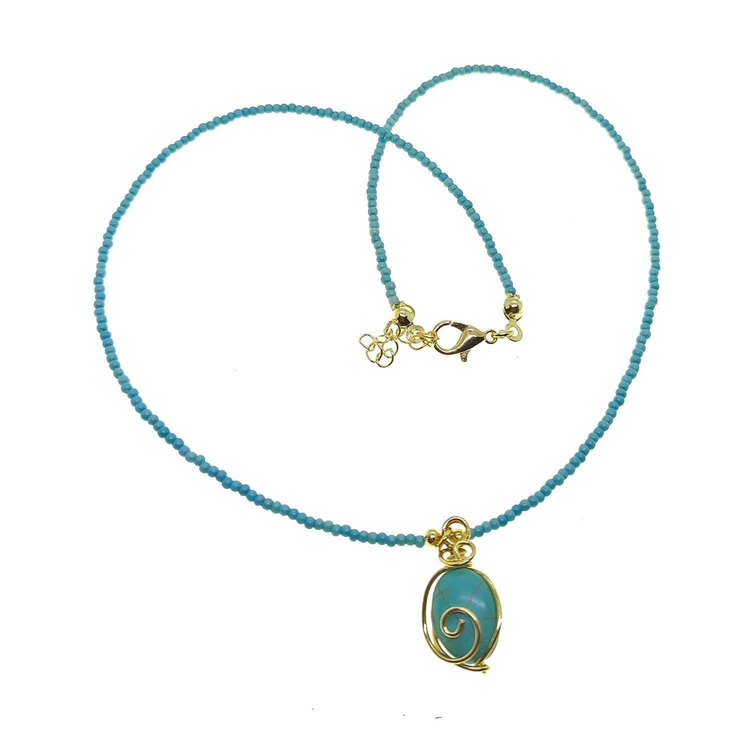 Toptan Altın Renk Kristal Cam Boncuk Karışık Yazlık Kolye - 2155 16 Toptan Altın Renk Kristal Cam Boncuk Karışık Yazlık Kolye - 2155 - Görsel 16