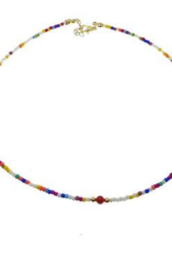 Wholesale Gold Color Sand Bead Mixed Summer Necklace - 2156 20 2417d561042842148b4a5e566544ac4d 18