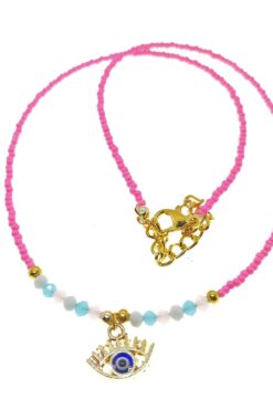 Wholesale Gold Color Sand Bead Mixed Summer Necklace - 2156 21 2884c4e53cfb449fae2e403d64760753 16