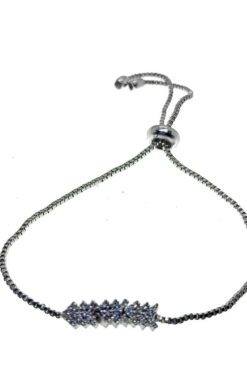 سوار زركون فضي اللون للبيع بالجملة على شكل سهم - 2728 3 4189750efd2447ee8da5afe5d4d9cb57