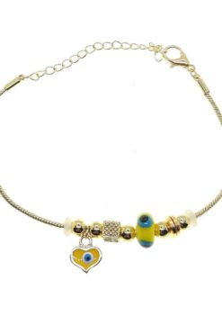 Toptan Altın Renk Sarı Mineli Kalp Kolye Ve Bileklik Pandora Kombin Zirkon Set Takım - 2783 5 601743e12cbf4c22a5dd09e6d5f3325b