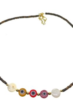 Collier de perles de verre et de cristal de couleur or - 2155 25 65a24b63201b47cfb05b7eeb762ba314 13