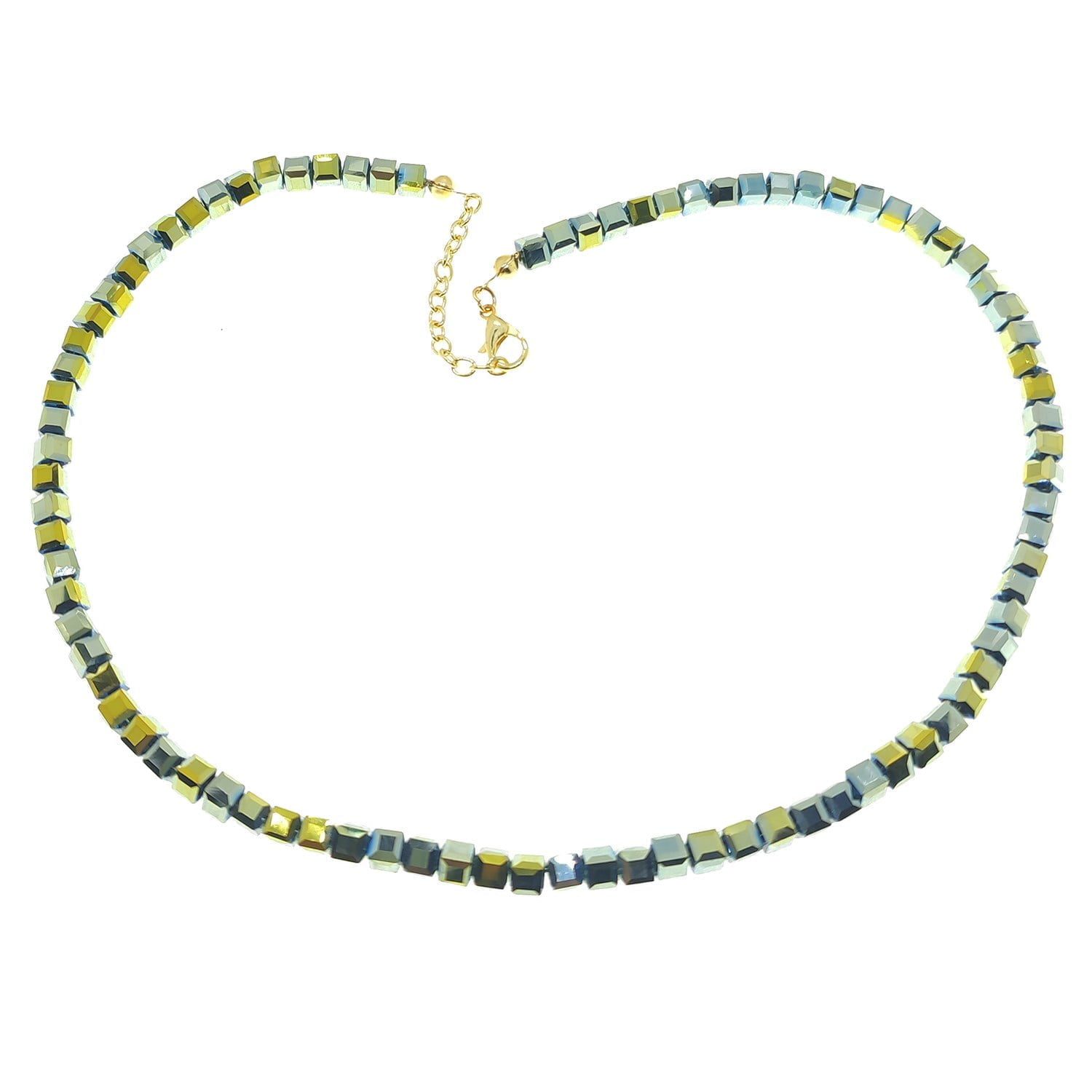 Toptan Altın Renk Kristal Cam Boncuk Karışık Yazlık Kolye - 2155 7 Toptan Altın Renk Kristal Cam Boncuk Karışık Yazlık Kolye - 2155 - Görsel 7