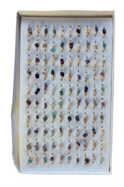 Großhandel Goldfarbener Naturstein-Zirkonring, verstellbar, passend für alle Finger, gemischt – 2796 20 9fe2eec3d48a427eb7e12e43fade6b09 8