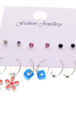 Boucles d'oreilles mixtes marguerites argentées en gros - 2701 6 c925573d909d40bfb758fb91703a0965 1