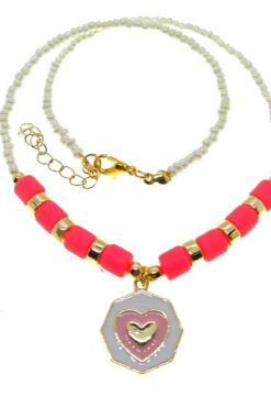 Wholesale Gold Color Sand Bead Mixed Summer Necklace - 2156 17 cf1bc8fb32614151aee00e1010419f61 18