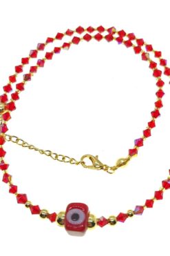 Toptan Altın Renk Kristal Cam Boncuk Karışık Yazlık Kolye - 2155 21 e28c6276468b4628bc45873d1b734298 1